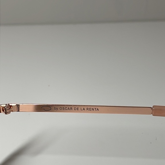Oscar De La Renta Rose Gold Mirrored Sunglasses MOD3041 - Picture 6 of 9